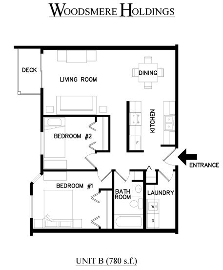 Plan d'étage - Woodsmere Park