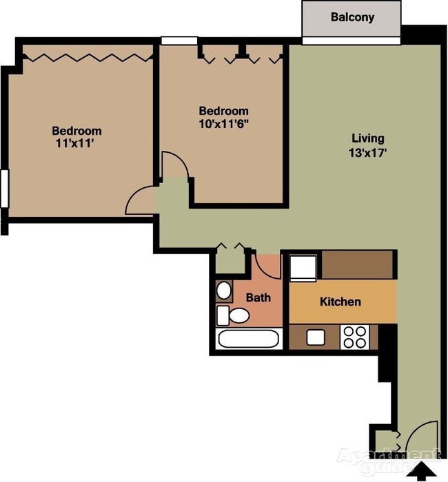 Interior Photo - Monroe Park Towers Apartments