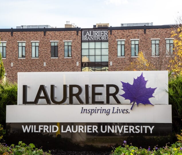 Wilfrid Laurier University in Brantford.