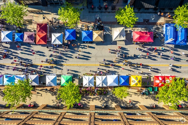 Vendors have an opportunity to sell their goods in Downtown Des Moines during community events.