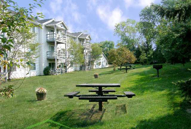 Ourdoor picnic tables and Grills - Carlton Park