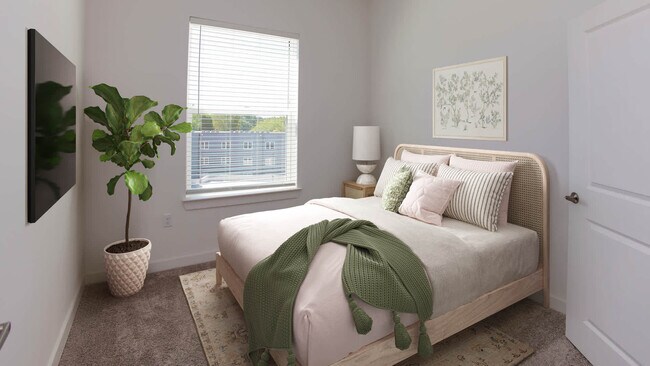 Dormitorio con suelo de superficie dura - The Penman