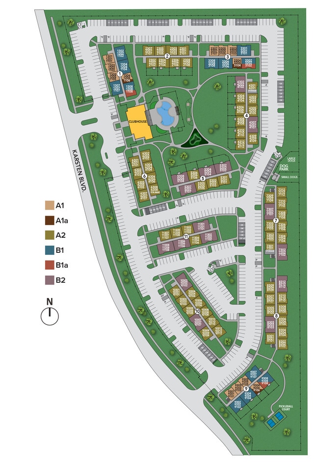 Plano de planta - Broadstone Sierra Vista