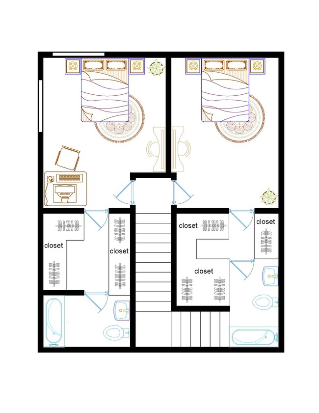 Plano de planta - Holt Apartments