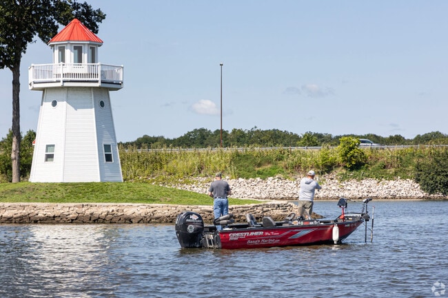 Franklin Park residents take to Lake Springfield for an afternoon of fishing with friends.