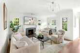 Elegant living room with 65" TV - 2173 San Pasqual St