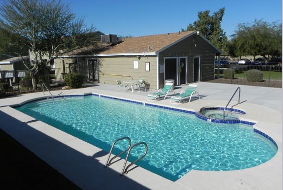 Pool and Sundeck - Napa Place Apartments