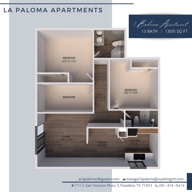 La Paloma Village Apartments Apartments in Pasadena, TX