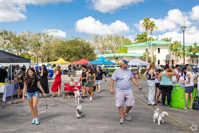 Naples Paws Fest is a large event raising awareness for dog rescues in Downtown Naples.