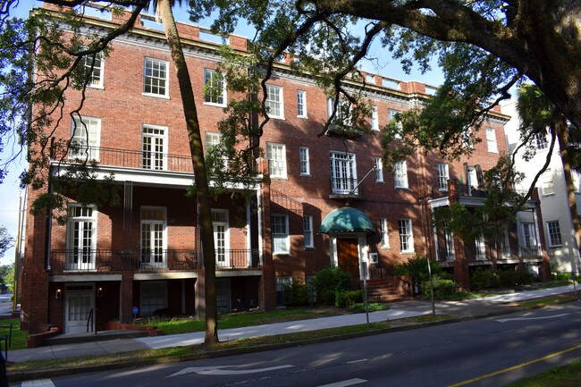 View of exterior of the Y. - 101 W Oglethorpe Ave
