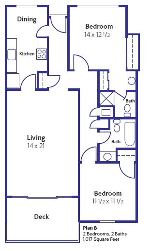 2BR/2BA - Country Sharon