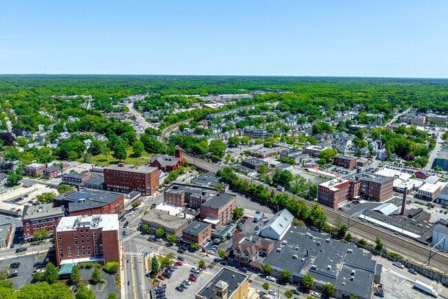 Downtown Attleboro offers residents an abundant amount of greenery in the area.