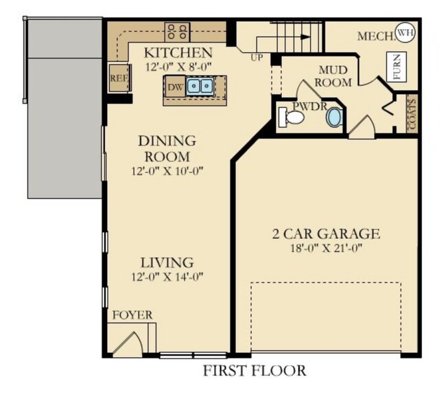 This sunny corner unit boasts windows on the east and south sides (layout is flipped). Main level offers living and separate dining area, kitchen, mudroom and powder room. 2-car garage plus outside patio make this end unit a must see! Many upgrades throughout - hardwood floors, GE Slate applia... - 4825 Martingale Drive