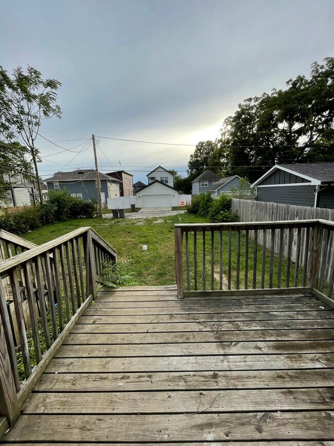 Backyard/Deck - 2510 Guilford Ave
