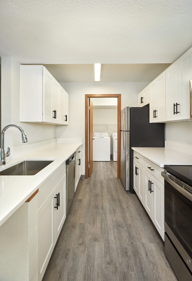 Private Laundry Room off Kitchen - Churchill Place Apartments