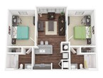 2BR/2BA