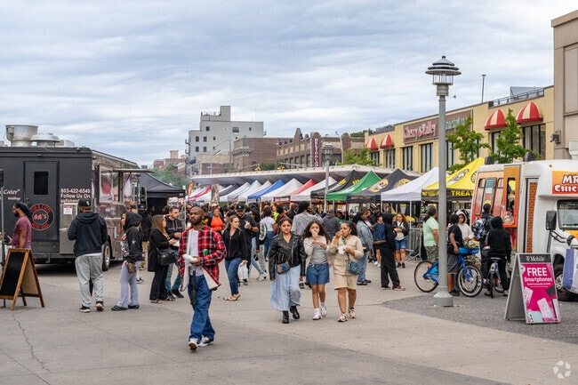 Bronx Night Market is a monthly night market in Belmont with many food vendors & music.