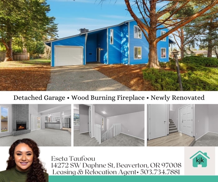 Newly Renovated 3BD/2BA Duplex w/ Garage & Fireplace - Beaverton Highland - $2,595/mo - Newly Renovated 3BD/2BA Duplex w/ Garage & Fireplace - Beaverton Highland - $2,595/mo