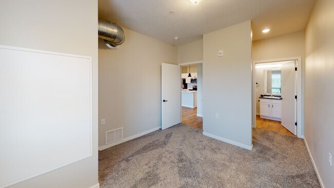 Bedroom - PowderHaus Apartments & Townhomes