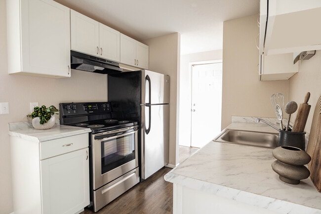 1 BR, 1 BA - Kitchen (Willow) - Lamar Village Apartments