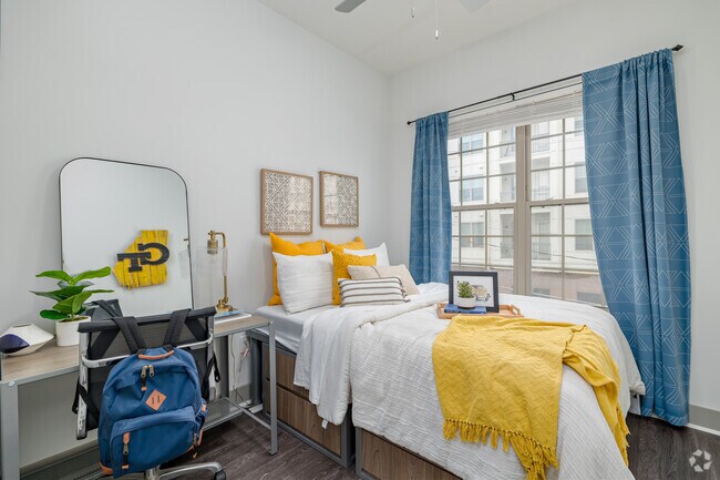 4 habitaciones, 4 baños, 130 metros cuadrados, segundo dormitorio - Paloma West Midtown