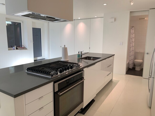 Kitchen and wall of closets - 165 Gates Ave