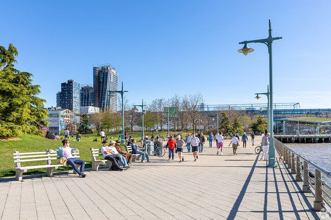 Chelsea Piers Parks offers abundant water views.