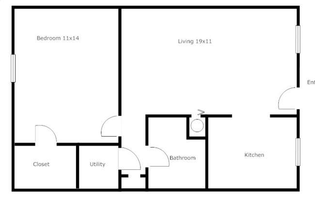 1HAB/1BA - Le Mans Apartments