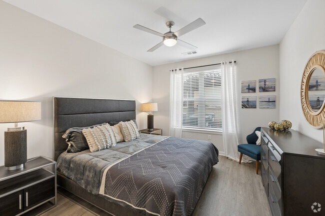 Clipper - 2BR, 2BA - 1,040SF - Primary Bedroom - The Banks at Bridgewater