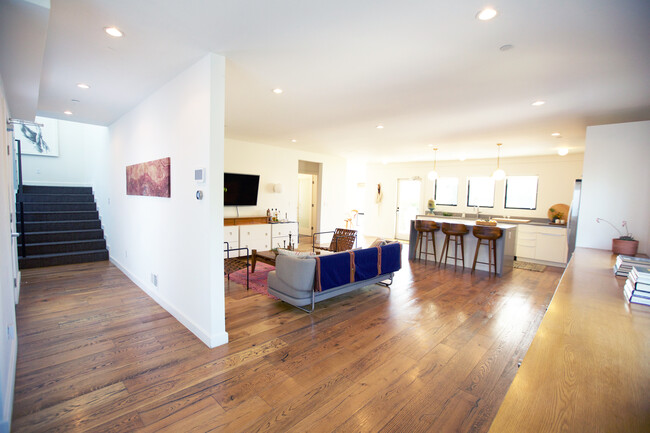 Living room and open kitchen - 2287 Glendale Blvd