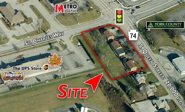 Aerial Photo - 2170-2180 S Queen St