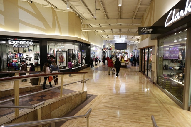 Shopping at the popular Potomac Mills mall