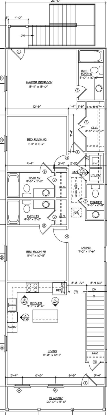 Floor plan - 3409 Mole Cottage St