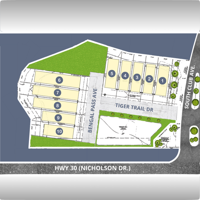 Mapa del sitio comunitario - 355 Highway 30