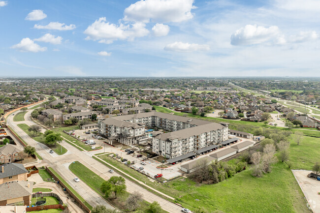 Aerial Photo - Affinity at Lewisville 55+ Active Adult