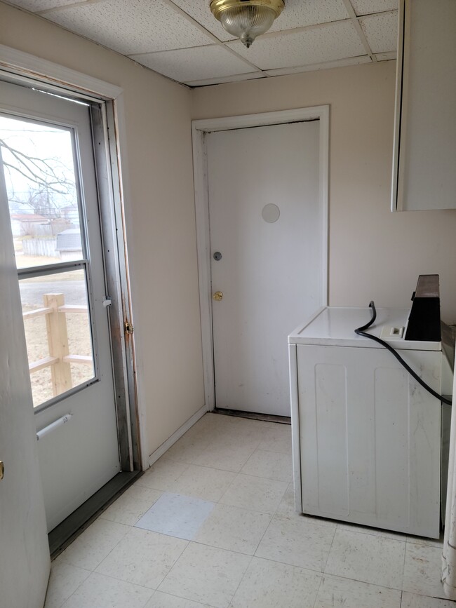 Utility room and back entrance - 629 N Main St