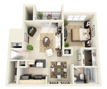 Floorplan - Briarcliff Apartments
