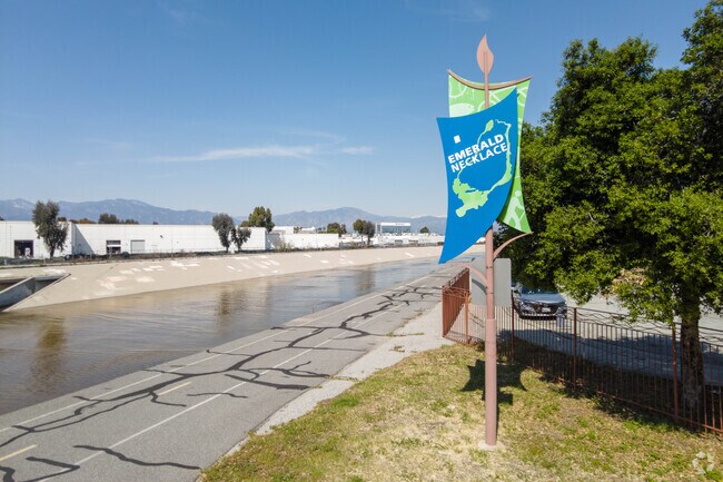Rio Hondo Trail is a great running and bike path along the emerald necklace.