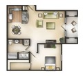 1 Bedroom Traditional