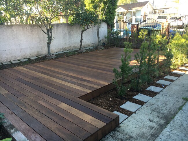 Brand new wood deck. - 806 E 65th St