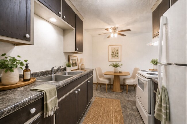 One Bedroom - Kitchen - Canary Hill Apartments