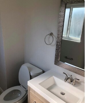 lower level bathroom - 2182 S Harlan St