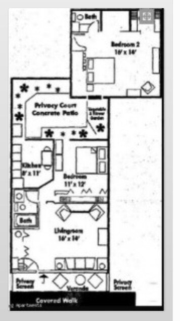 Nottingham Court Apartments 55+ Senior Living – 2 Bed TH
