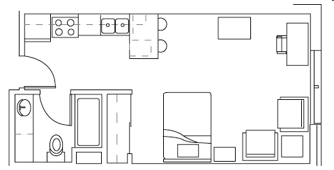 Estudio - Bear Creek Apartments