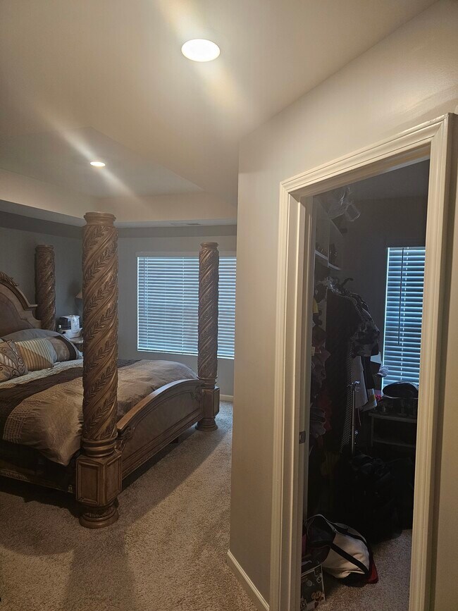 Master Bedroom and Walk In Closet - 5640 Union Pointe Dr