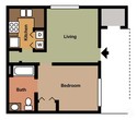 1Bed 1Bath Efficiency