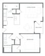 A3 1 Bed/1 Bath 	