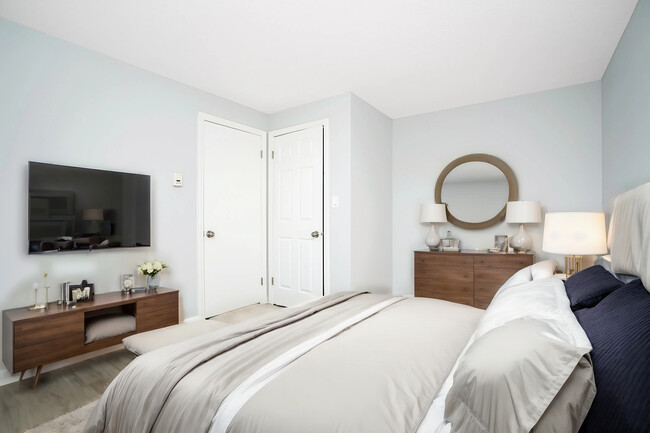 Bedroom with Closets - Brookview Townhomes