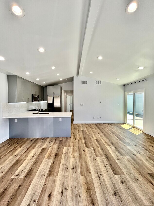 Living Room / Kitchen vaulted ceiling - 8540 Jumilla Ave