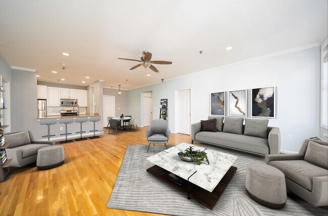 Living/Kitchen/dining - 518 Monroe St